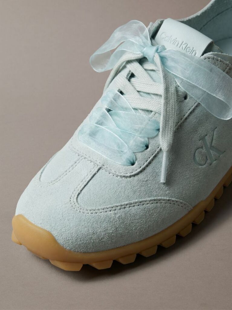 Μπλε Αθλητικά Sneakers από Σουέτ Organza  Γυναίκα