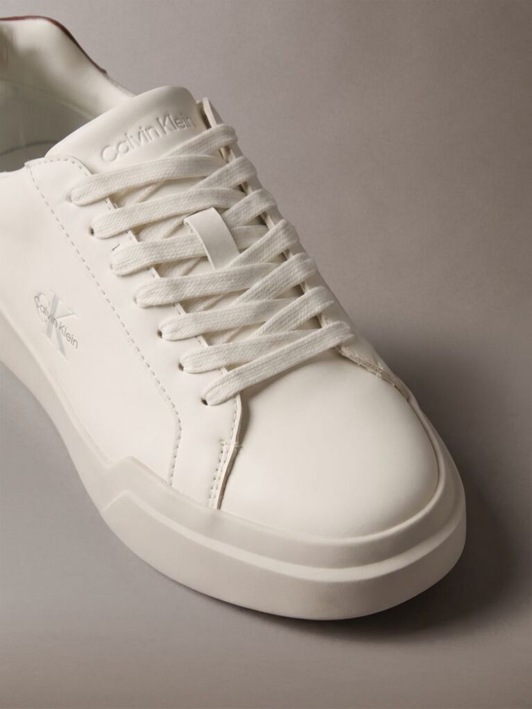 Λευκό Δερμάτινα Chunky Sneakers  Γυναίκα