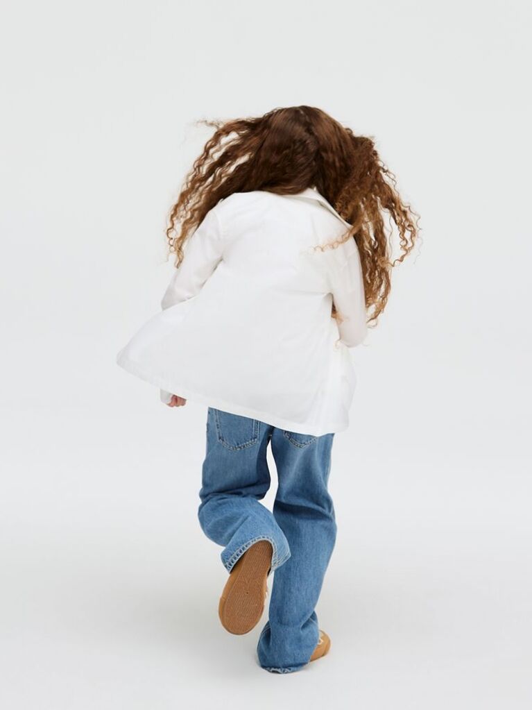 White Kids' Cotton Poplin Shirt  Boys