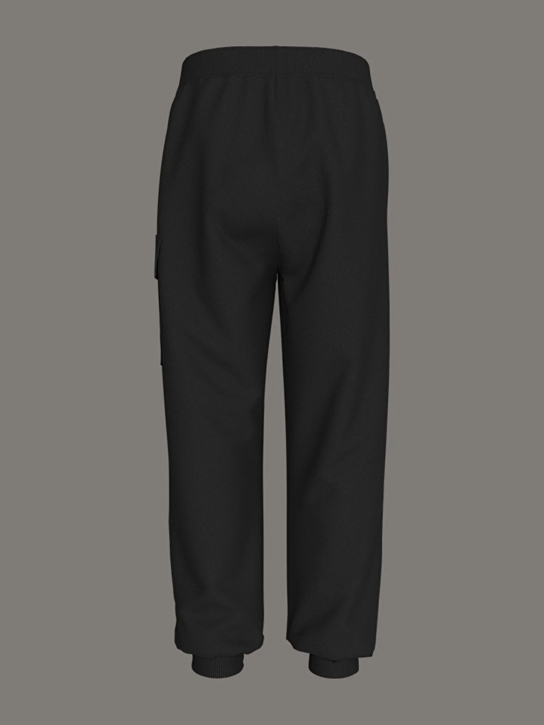 Black Relaxed Cargo Joggers  Boys
