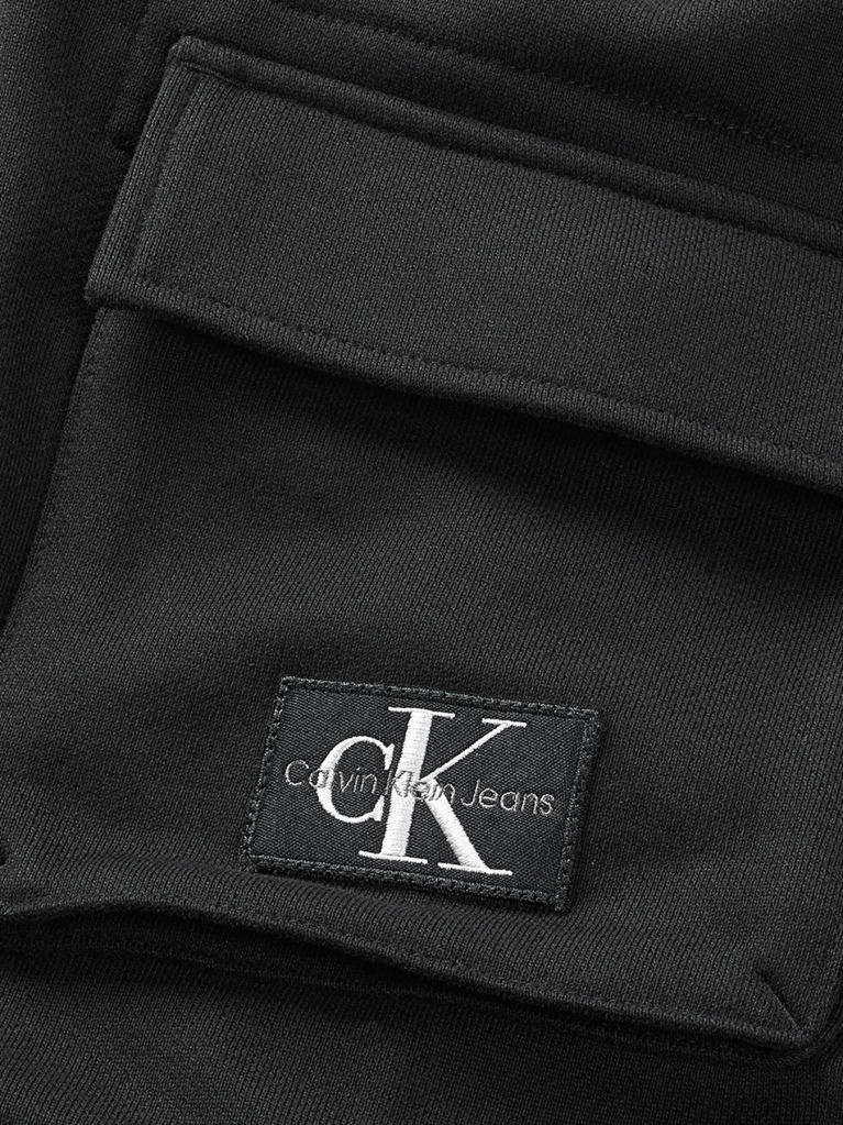 Black Relaxed Cargo Joggers  Boys
