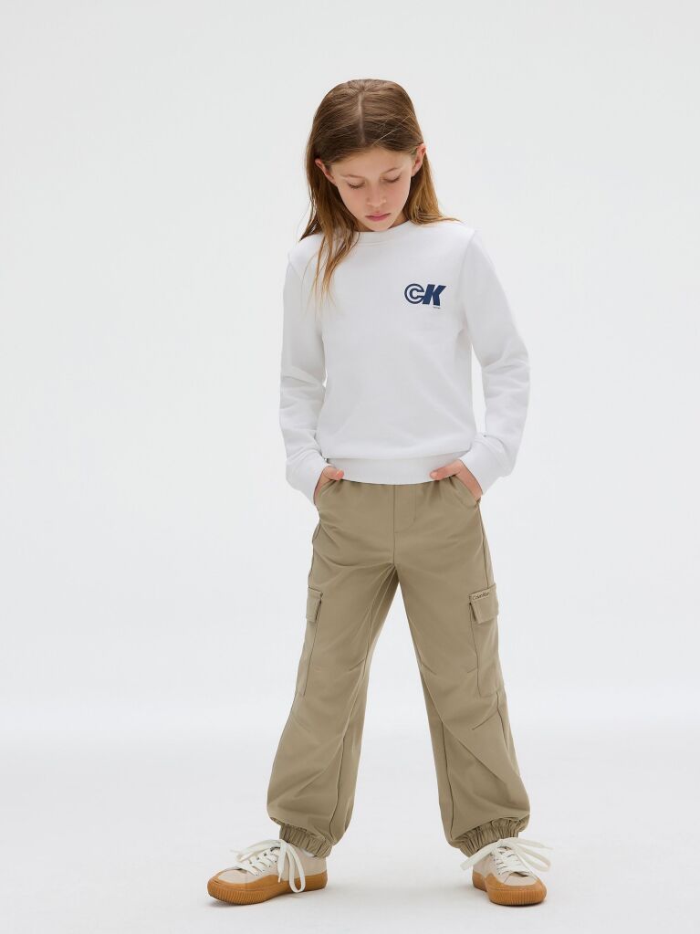 White Logo Sweatshirt  Boys