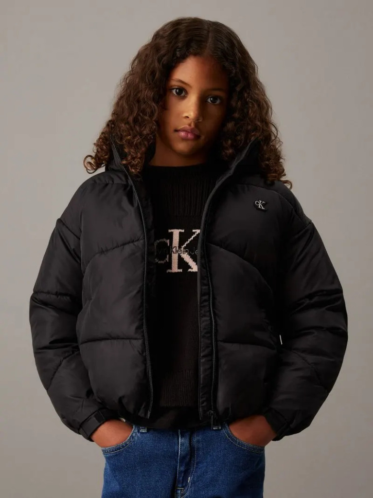 Black Puffer Jacket  Girls