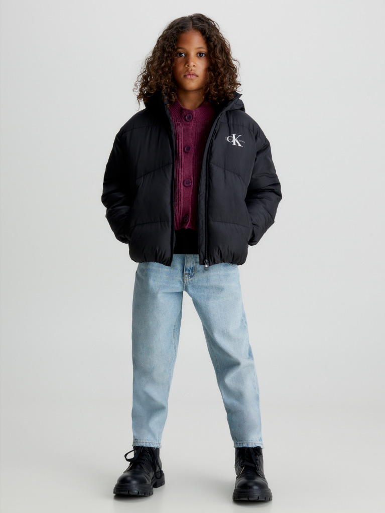 Black Puffer Jacket  Girls