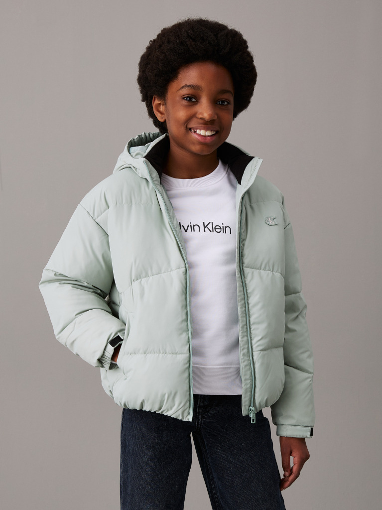Green Puffer Jacket  Girls