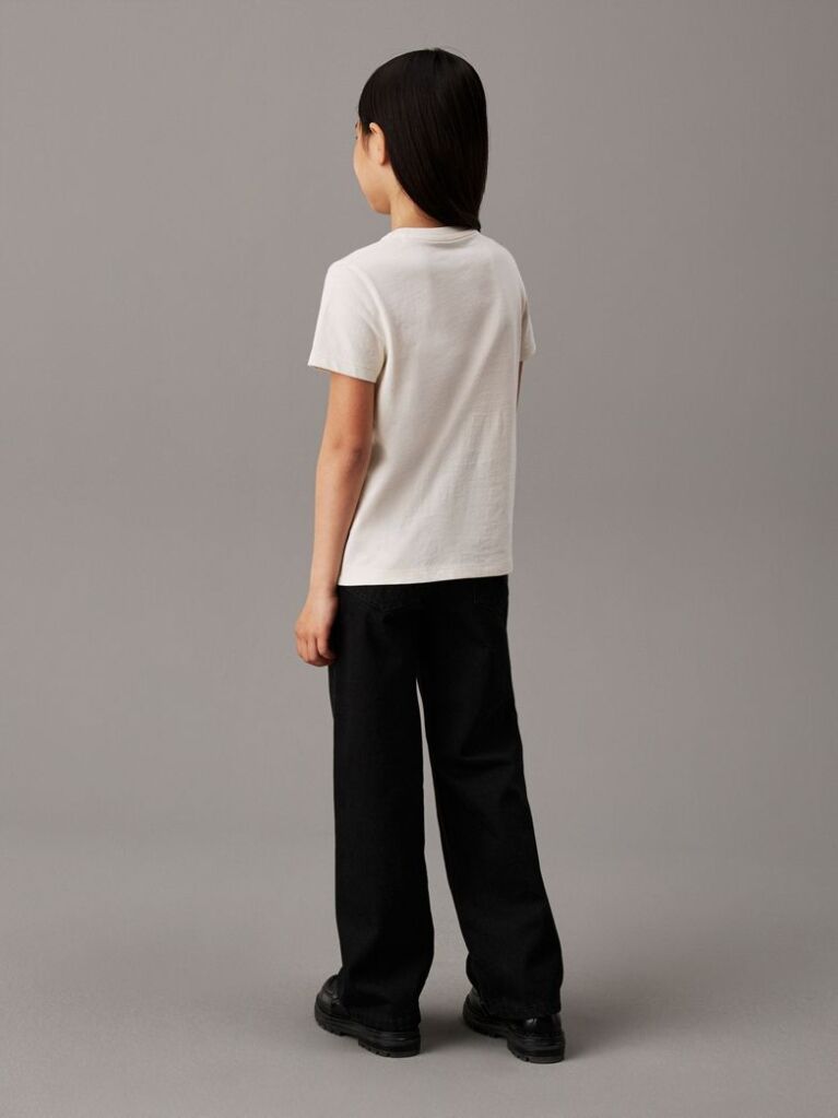Μπεζ Άνετο T-Shirt Με Πολύχρωμο Σχέδιο  Κορίτσι
