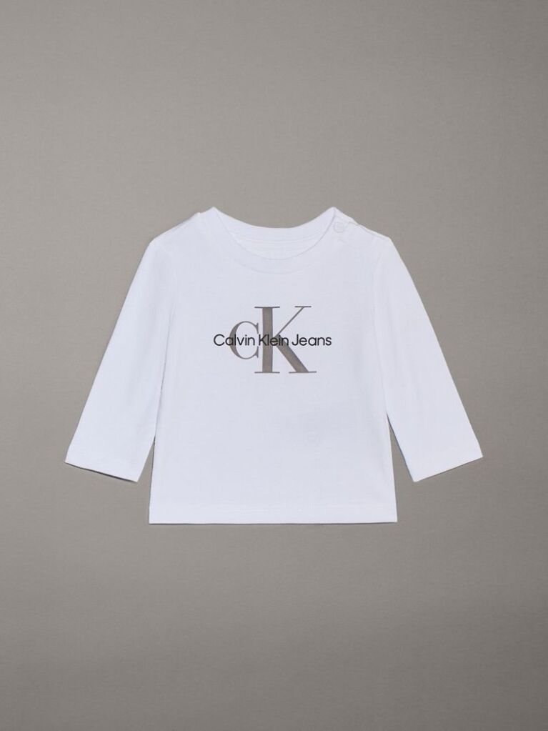 White Newborn Long Sleeve T-shirt  Newborn