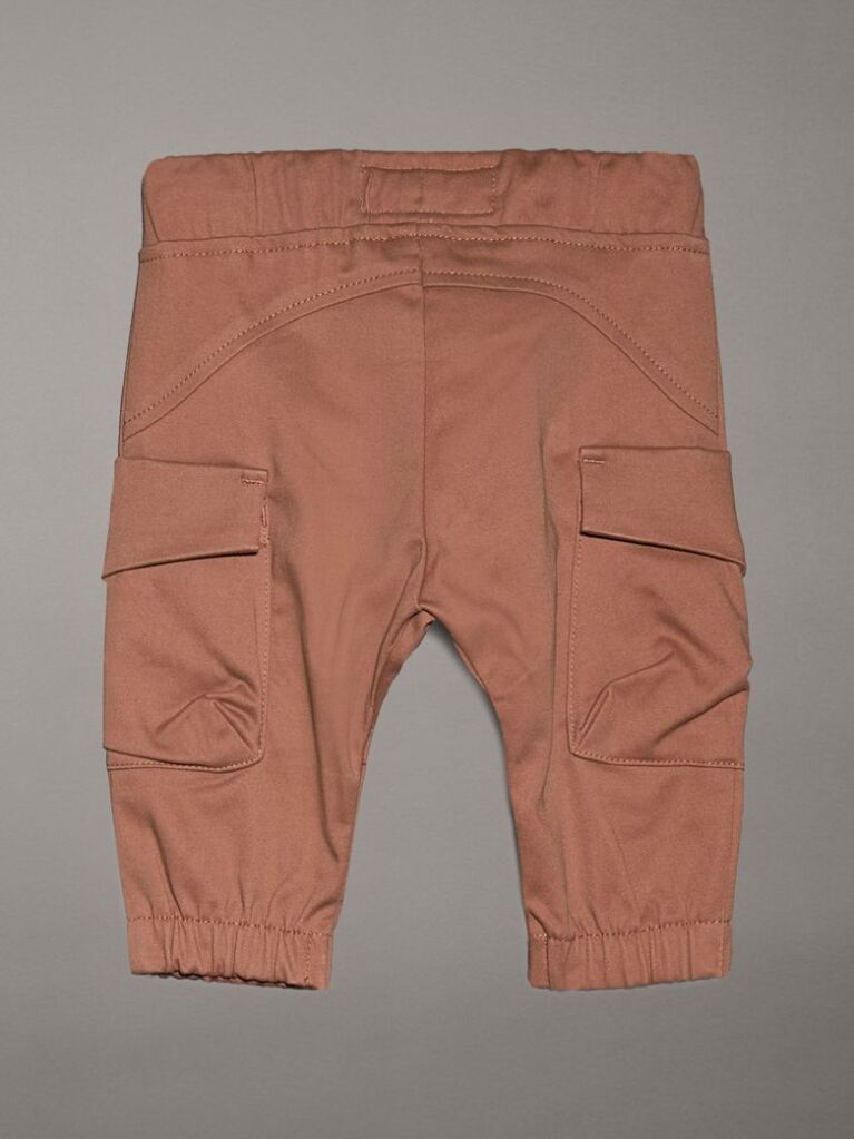 Brown Newborn Woven Cargo Trousers  Newborn