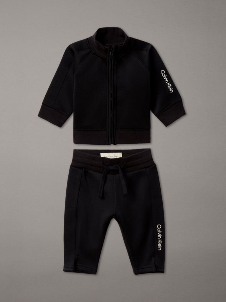 Black Newborn Logo Tracksuit  Newborn