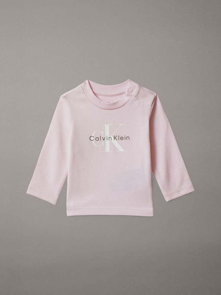Pink Newborn Long Sleeve T-shirt  Newborn