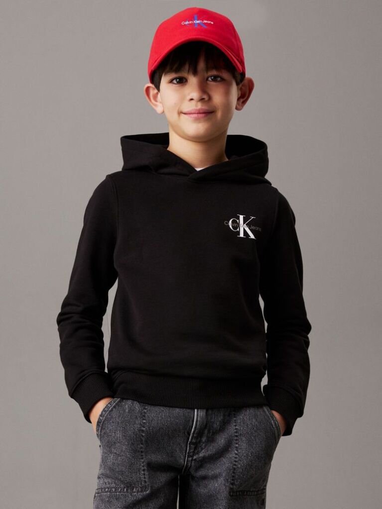 Black Unisex Cotton Hoodie  Kids Unisex