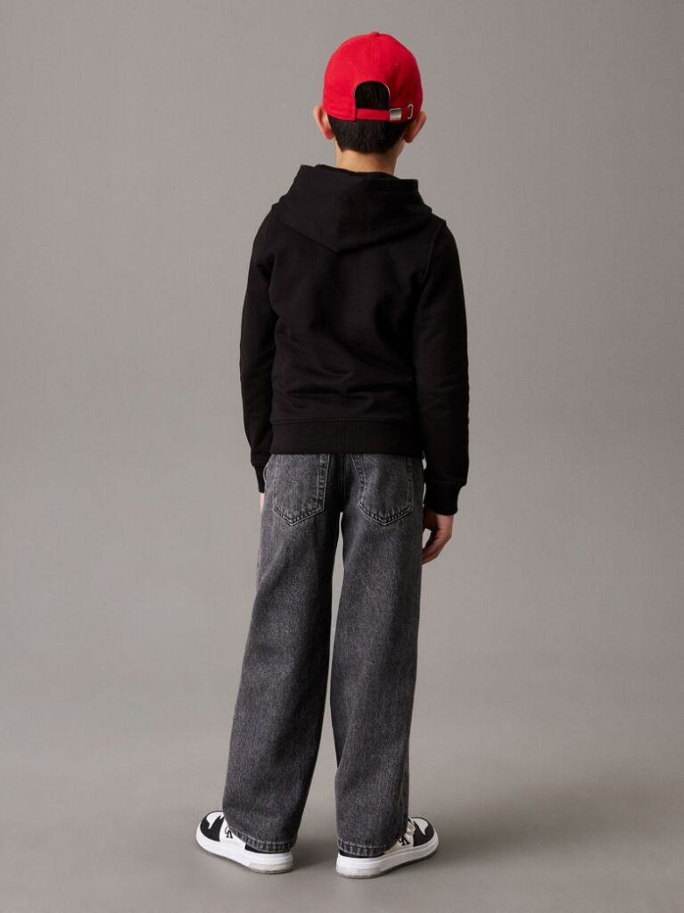 Black Unisex Cotton Hoodie  Kids Unisex