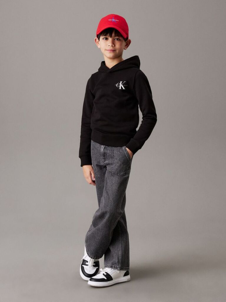 Black Unisex Cotton Hoodie  Kids Unisex