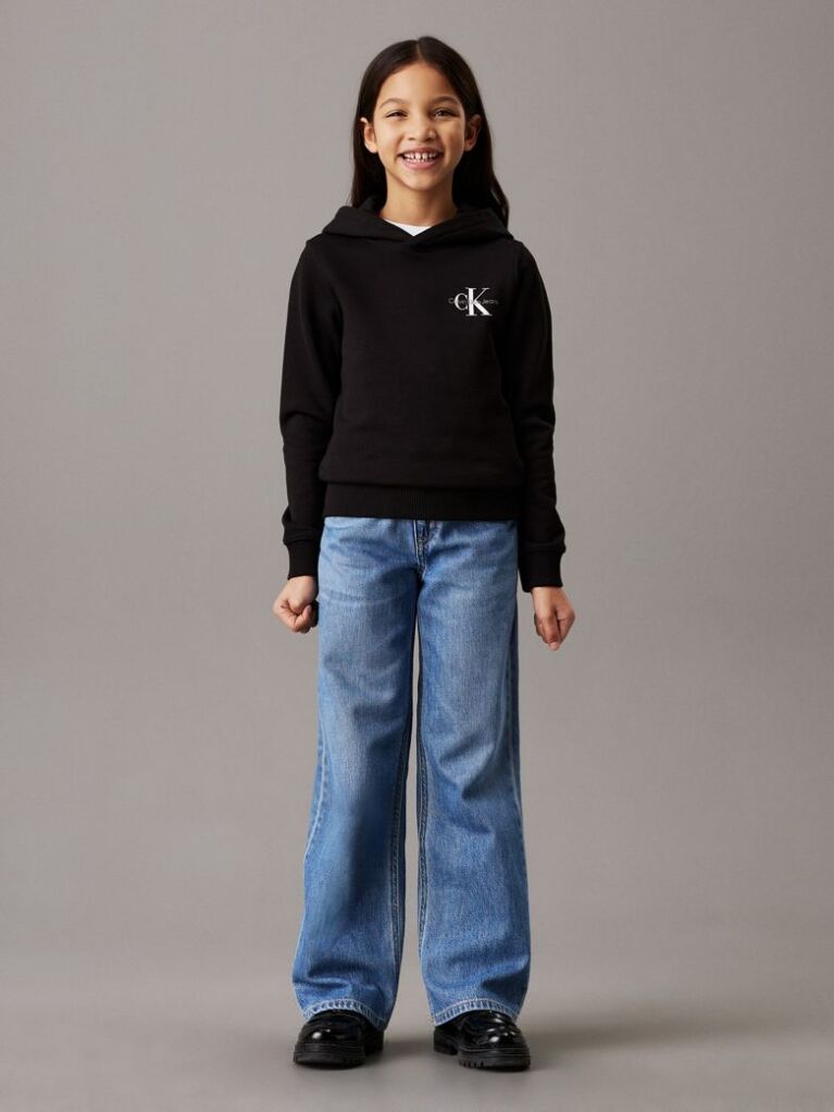 Black Unisex Cotton Hoodie  Kids Unisex