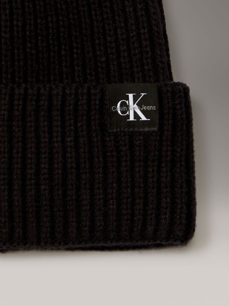 Μαύρο Unisex Ριμπ Σκουφάκι  Παιδικό Unisex
