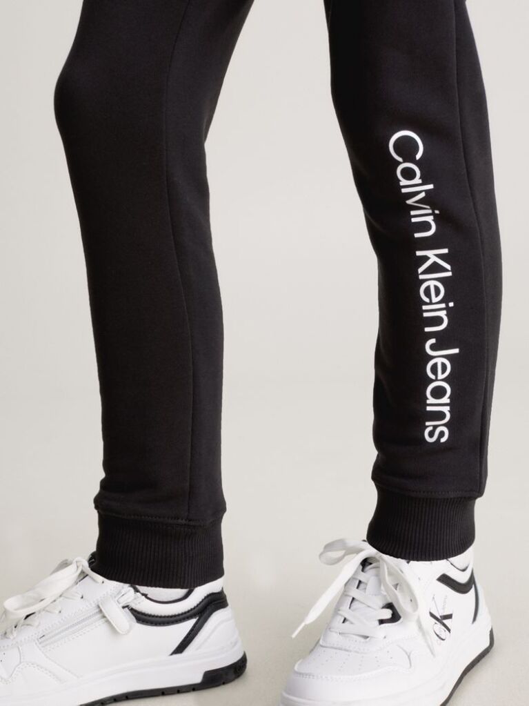 Black Kids' Logo Terry Joggers  Kids Unisex