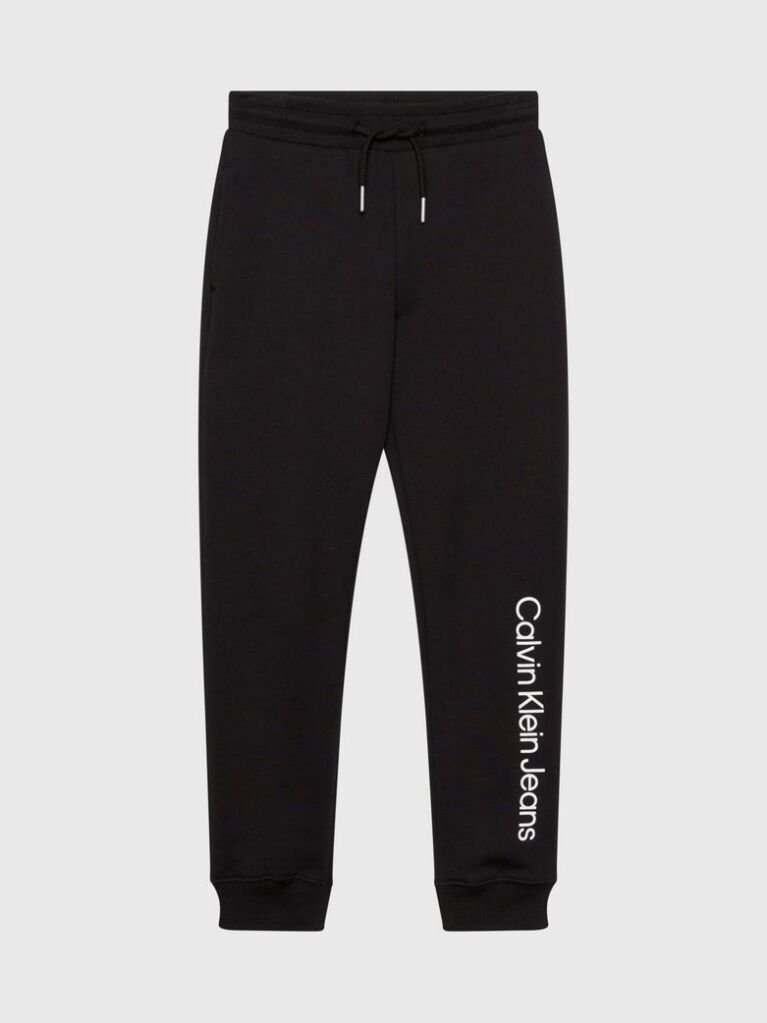 Black Kids' Logo Terry Joggers  Kids Unisex