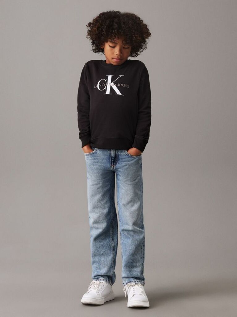Black Unisex Logo Sweatshirt  Kids Unisex