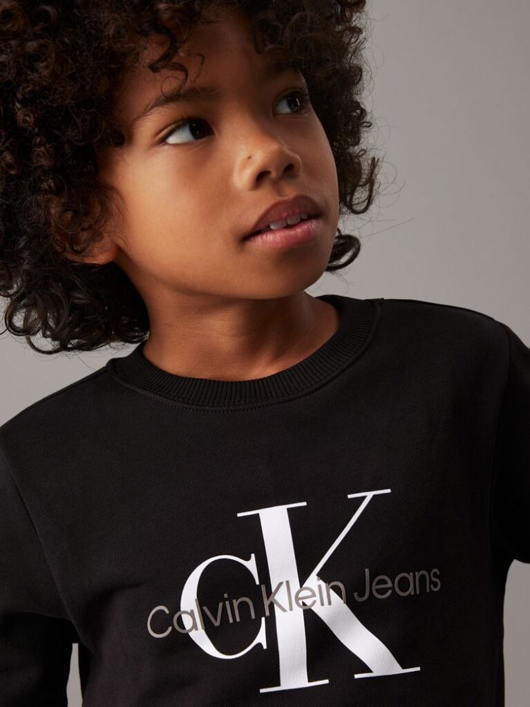 Black Unisex Logo Sweatshirt  Kids Unisex