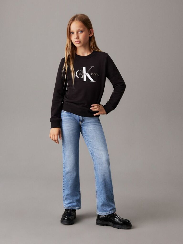 Black Unisex Logo Sweatshirt  Kids Unisex