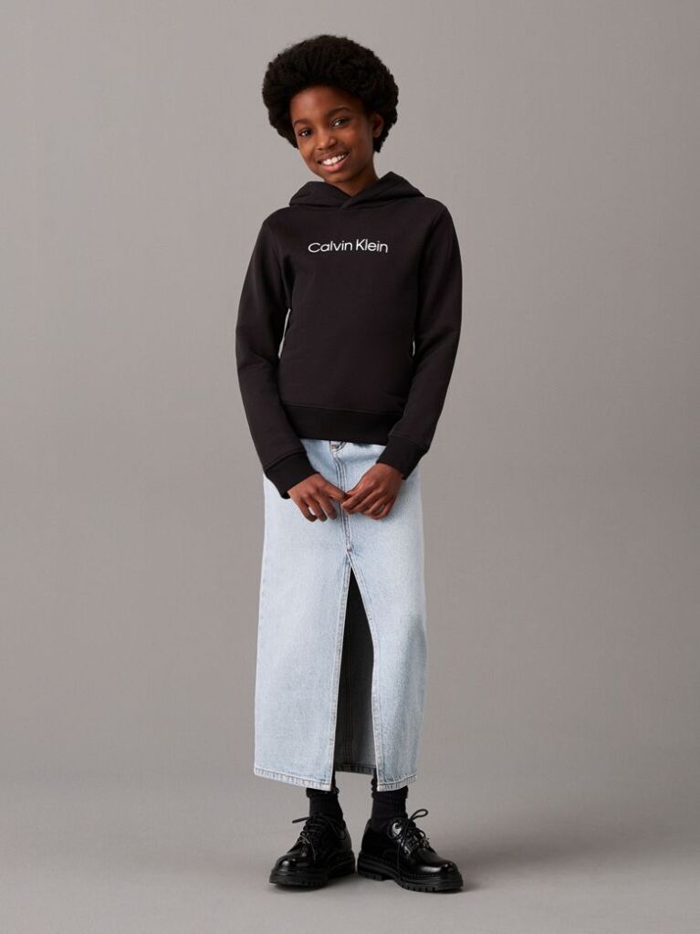Black Unisex Logo Hoodie  Kids Unisex
