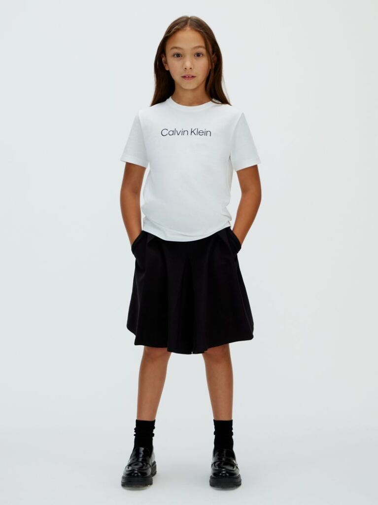 White Kids' Logo T-shirt  Kids Unisex