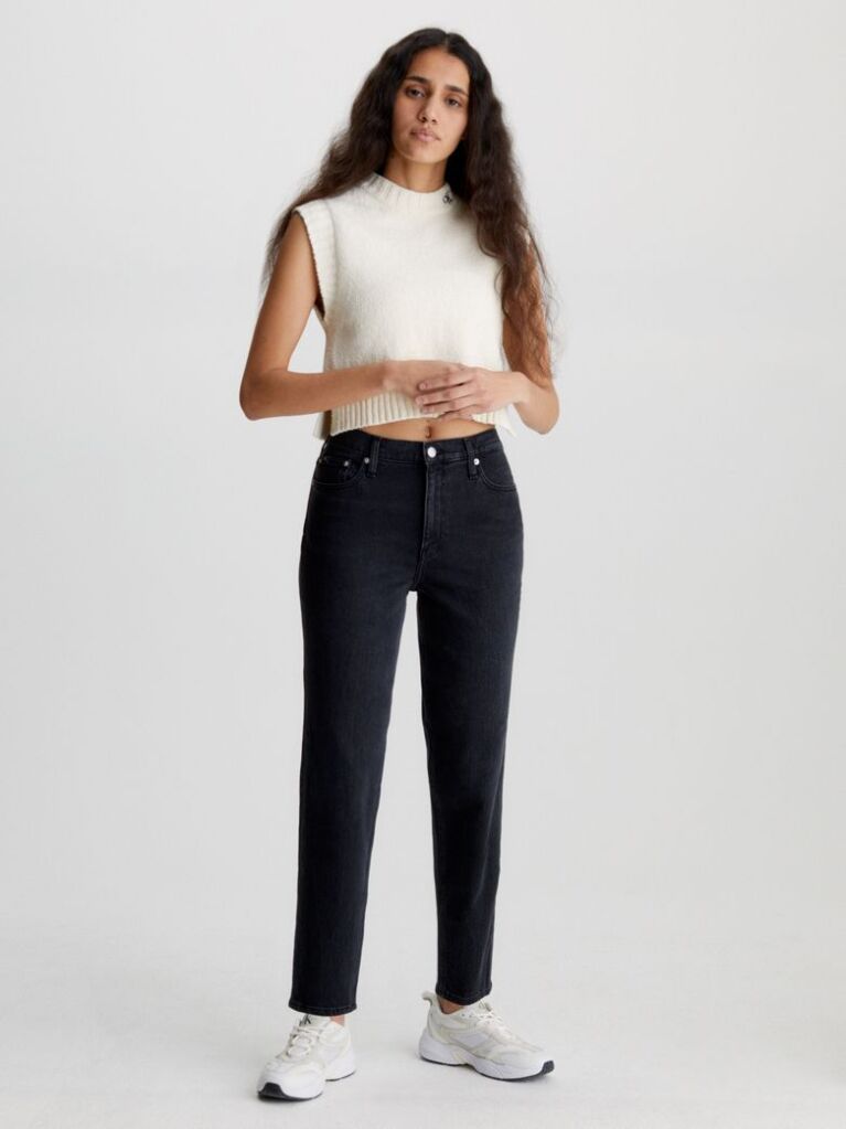 Black Mom Jeans  Women