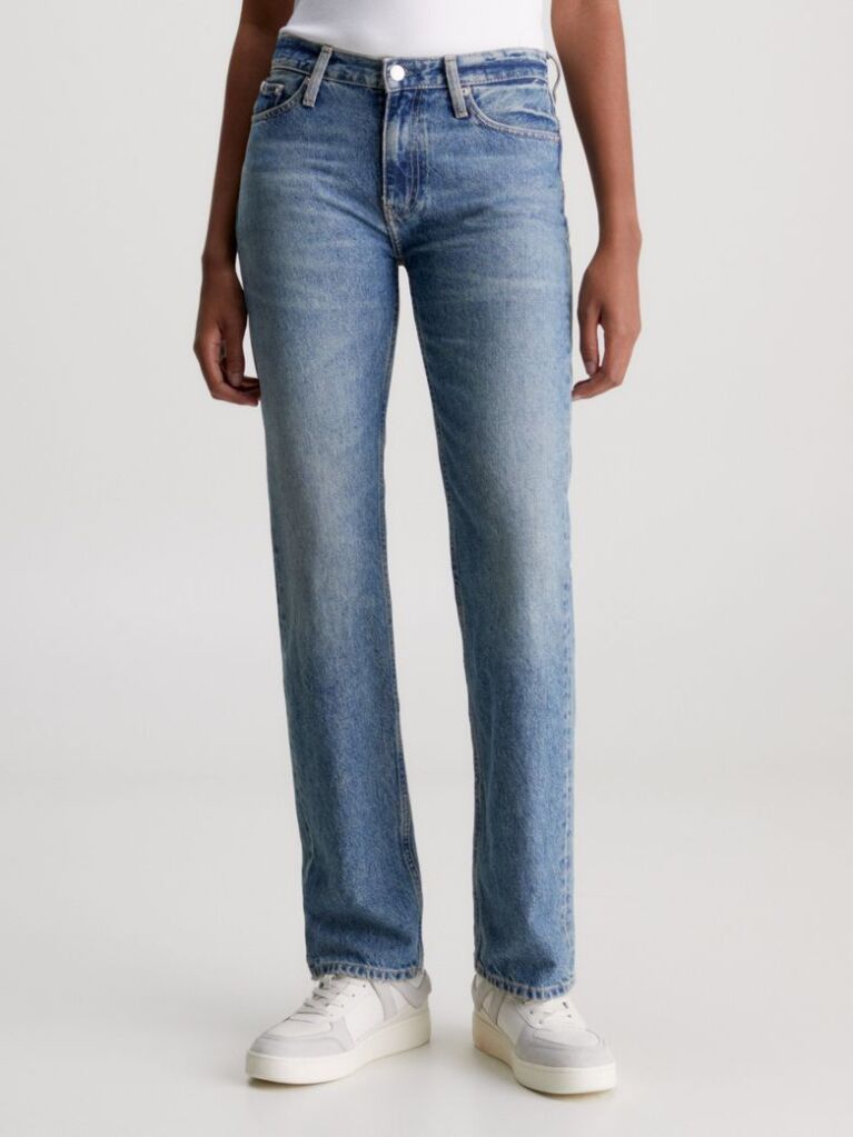 Denim Low Rise Straight Jeans  Women