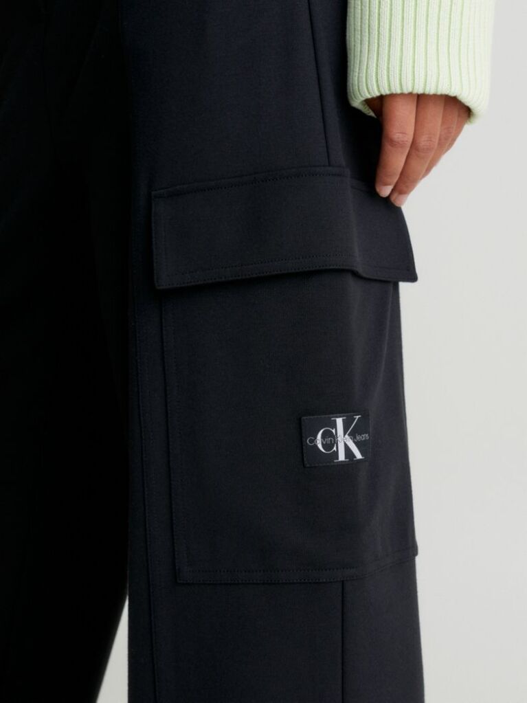 Black Milano Jersey Utility Pants  Women