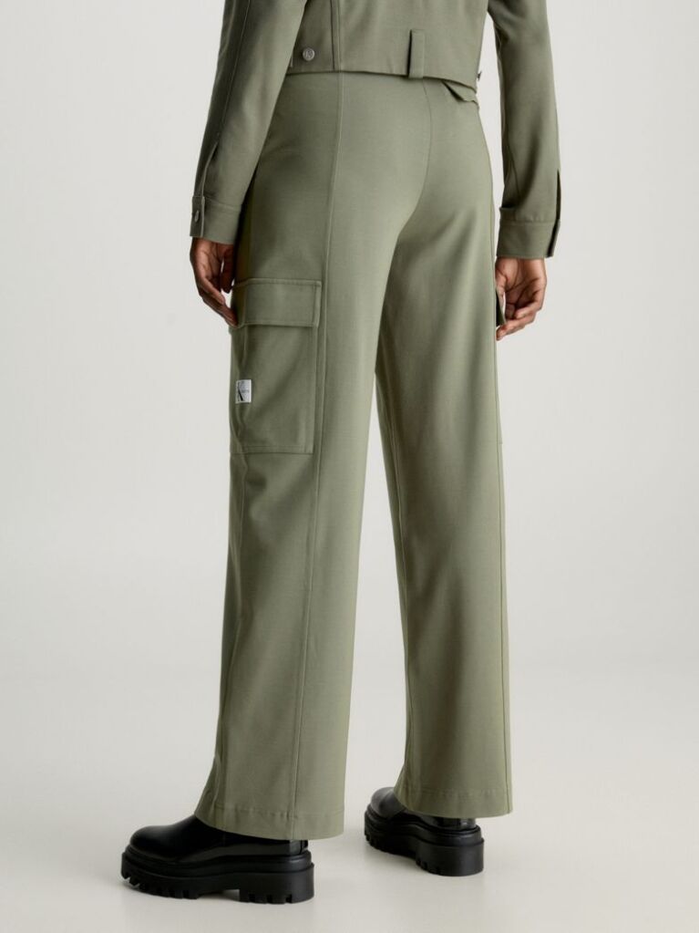 Green Milano Jersey Utility Pants  Women