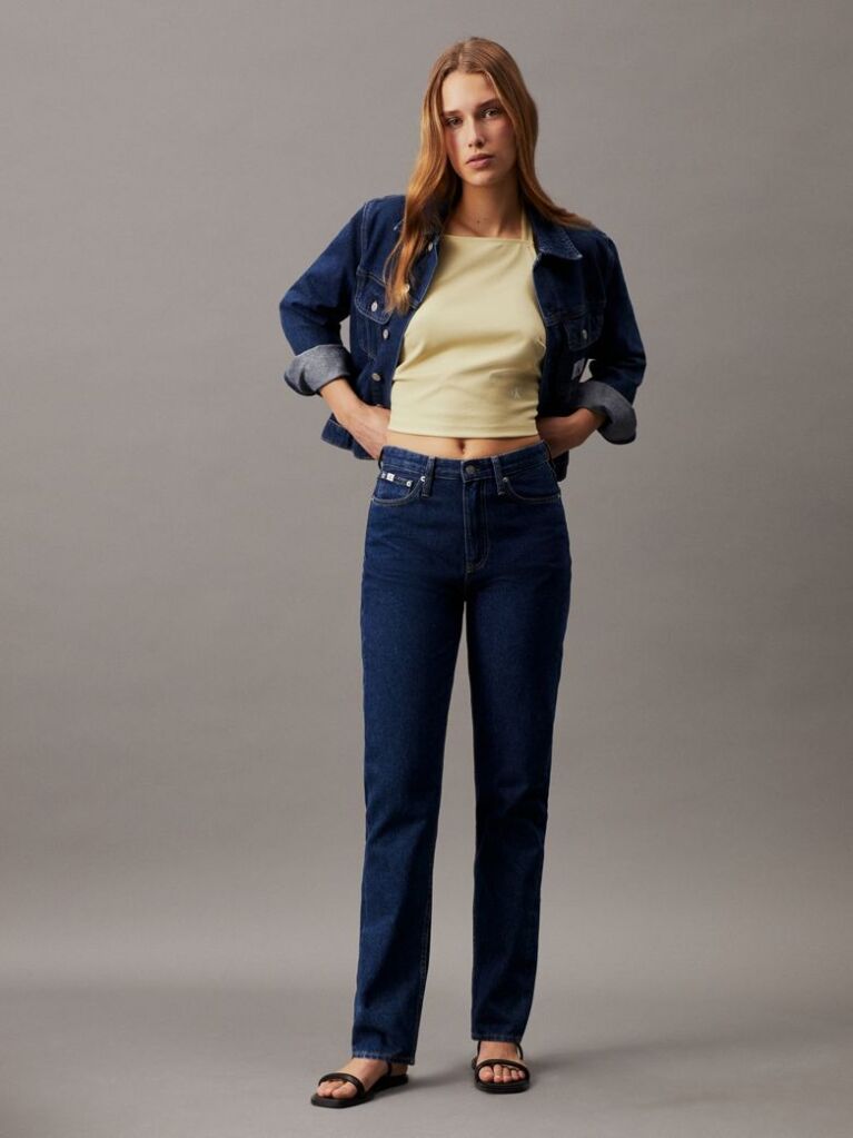 Denim Authentic Τζιν Με Στενή Ισια Γραμμή  Γυναίκα