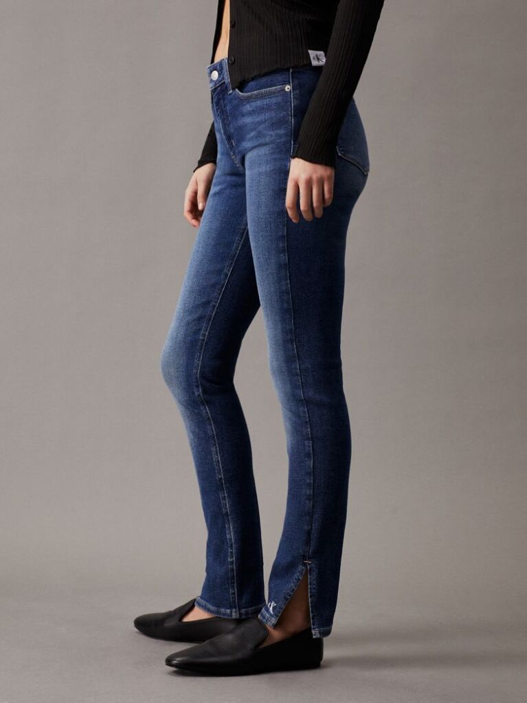 Denim Mid Rise Skinny Jeans  Women