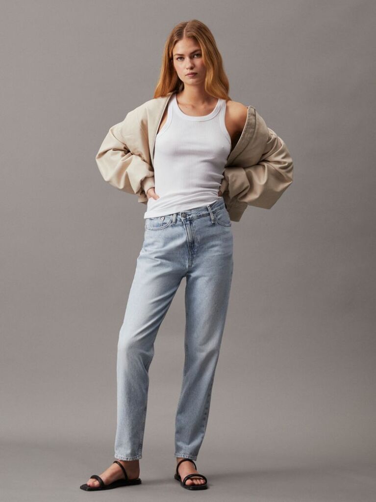 Denim Mom Jeans  Women
