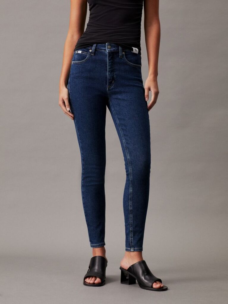 Denim Ψηλόμεσο Τζιν Με Πολύ Στενό Αστράγαλο  Γυναίκα