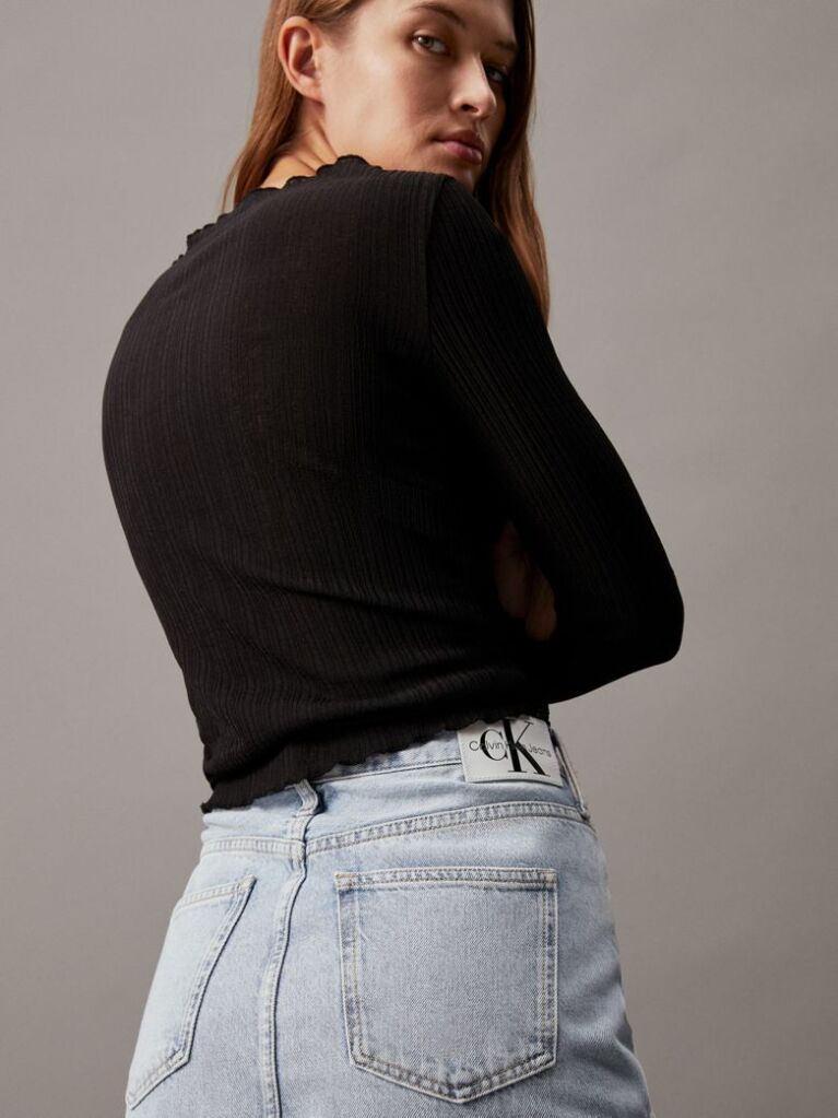 Denim Denim Maxi Skirt  Women