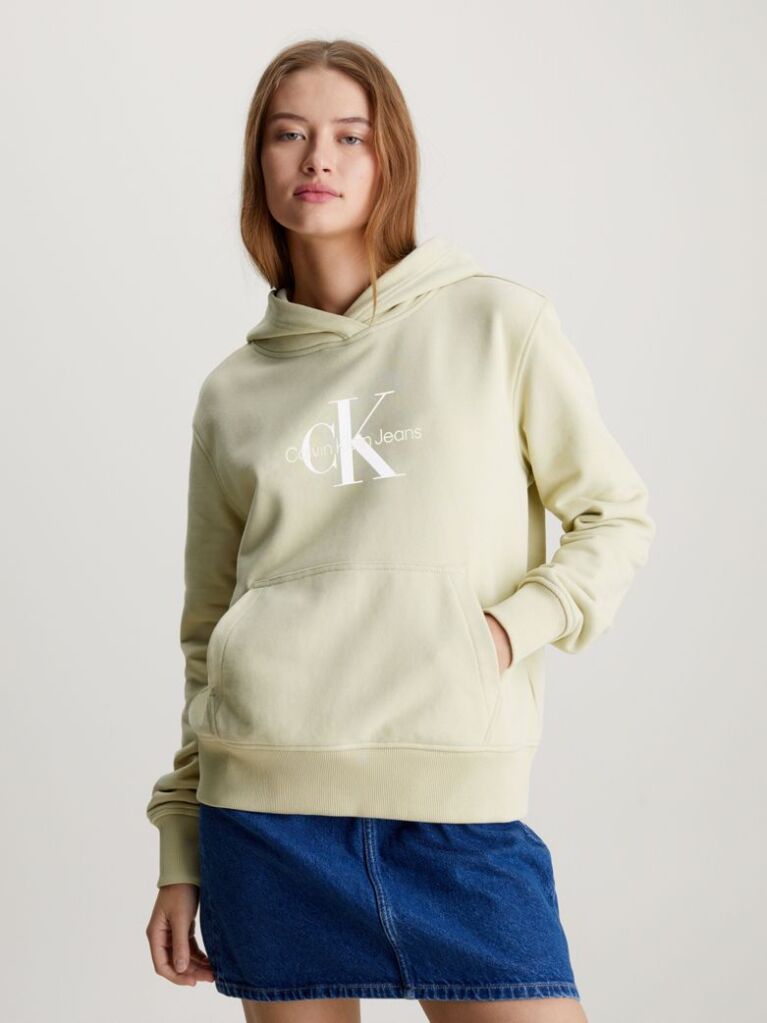 Green Monogram Hoodie  Women