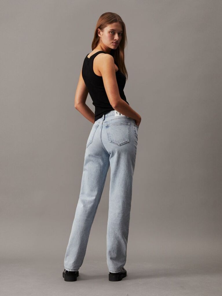 Denim Authentic Slim Straight Jeans  Women