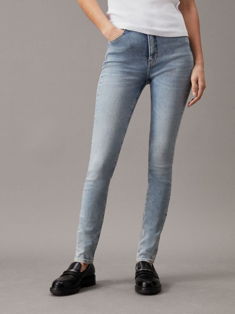 Denim Skinny Ψηλόμεσο Τζιν  Γυναίκα