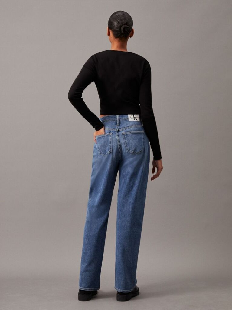 Denim High Rise Relaxed Jeans  Women