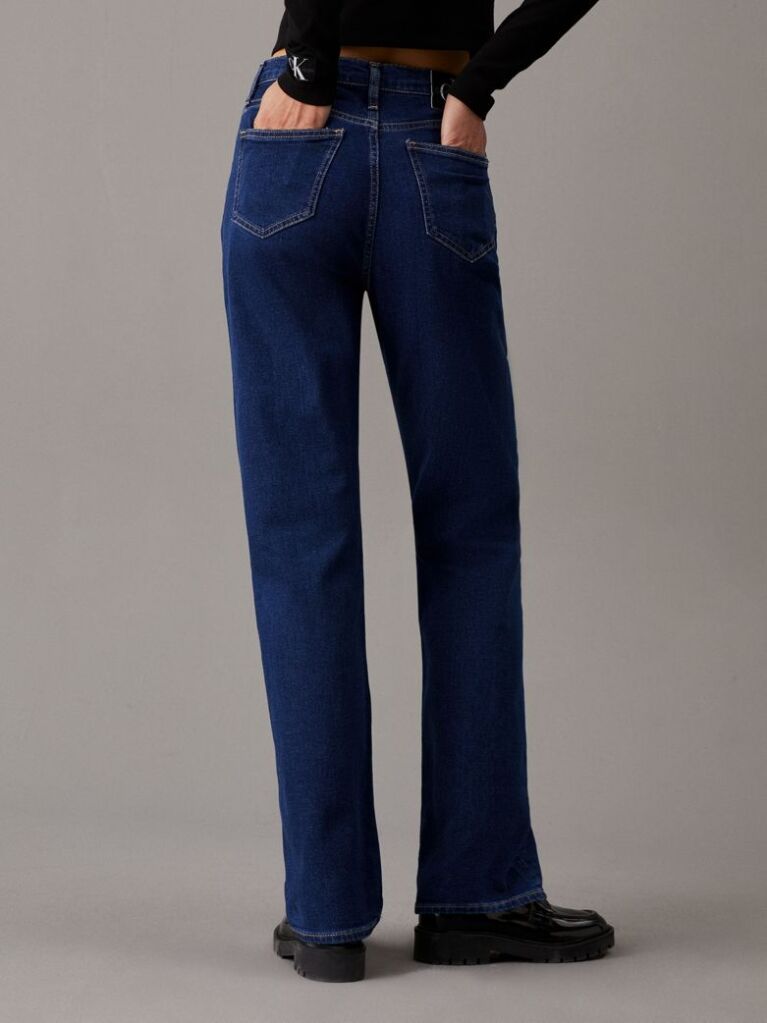 Denim Ψηλόμεσο Τζιν Σε Ίσια Γραμμή  Γυναίκα