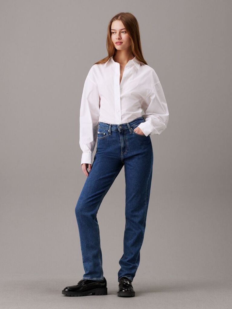 Denim Authentic Slim Τζιν Σε Ίσια Γραμμή  Γυναίκα