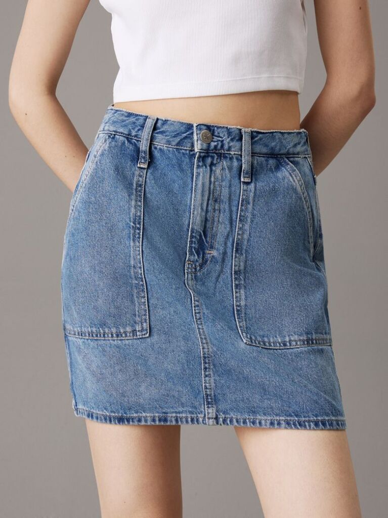 Denim Denim Utility Μίνι Φούστα  Γυναίκα