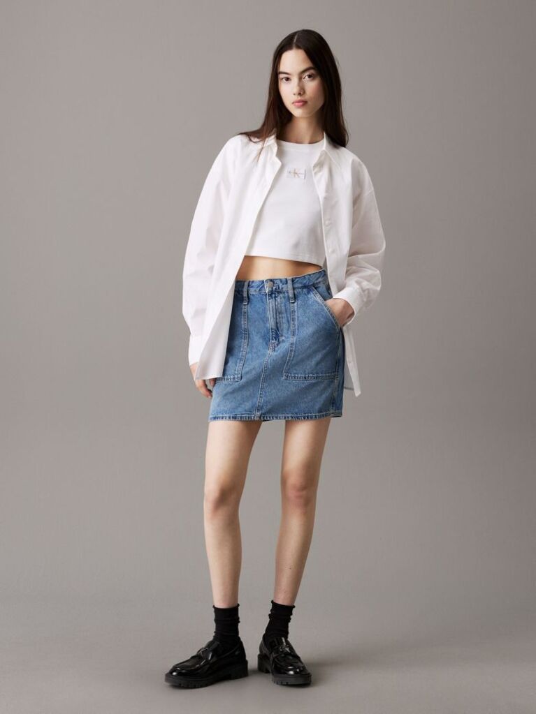 Denim Denim Utility Μίνι Φούστα  Γυναίκα