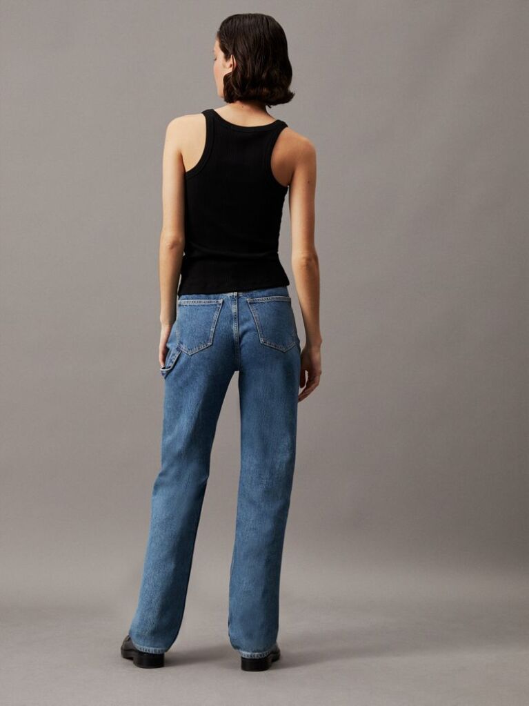 Denim Ψηλόμεσο Τζιν Carpenter Με Ίσια Γραμμή  Γυναίκα
