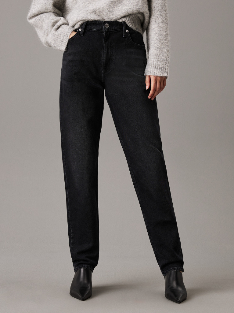 Black Mom Jeans  Women