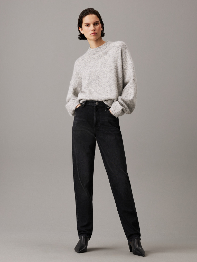 Black Mom Jeans  Women