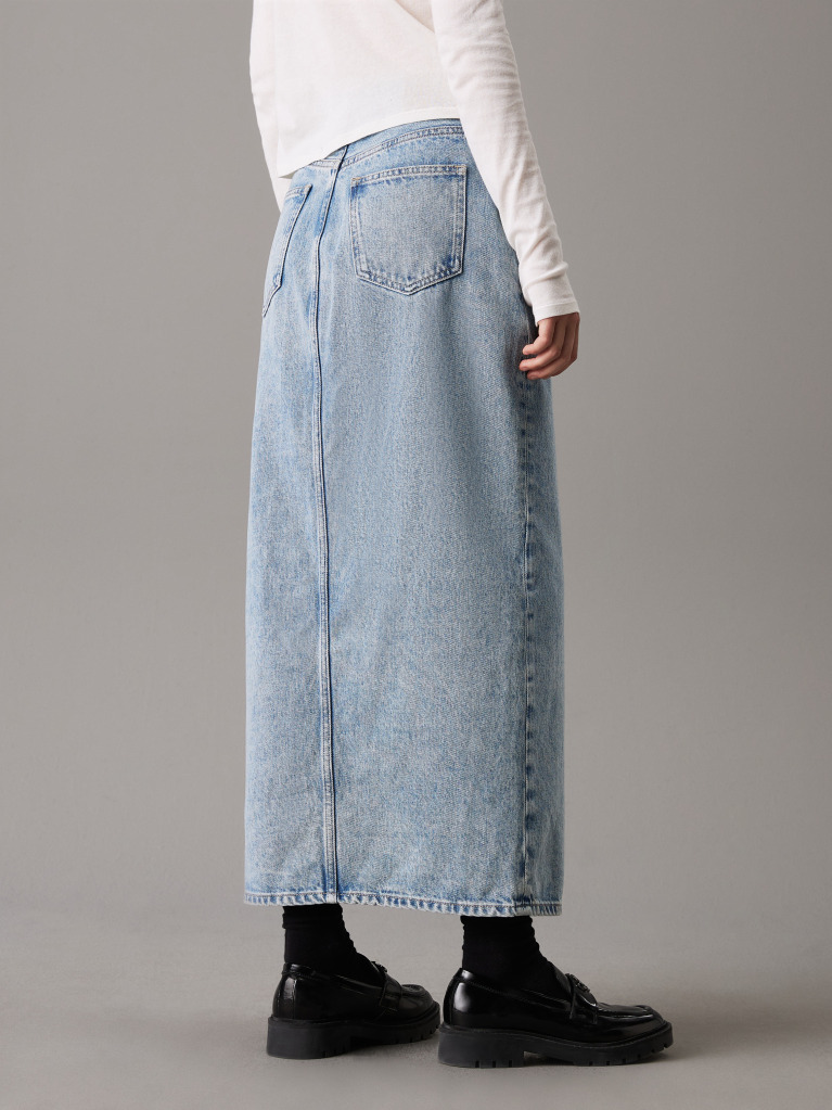 Denim Denim Maxi Skirt  Women