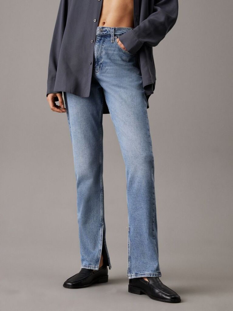 Denim Authentic Slim Straight Jeans  Women