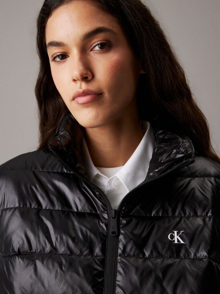 Black Lightweight Down Puffer Gilet  Women