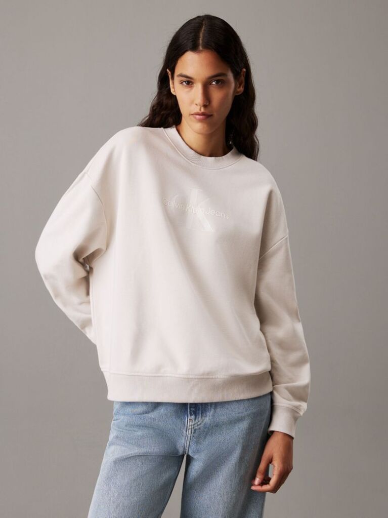 Grey Monogram Sweatshirt  Women